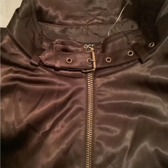 FOCUS~BROWN BOMBER JACKET~ NWT - Picture 4 of 5